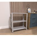 Ver imagem 5 de Estante/armario de Aço Reforçado 60cm 3 Bandejas Galvanizada