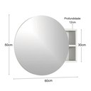 Ver imagem 3 de Armário Espelheira para Banheiro Luna 60cm