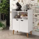 Ver imagem 2 de Aparador Buffet Cantinho Do Café Retrô Chateau Grécia Luxo - Branco
