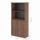 Ver imagem 2 de Armario com 2 Portas Paris Noce