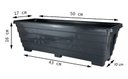 Ver imagem 2 de Kit 3 Vasos Jardineira Floreira 50 Cm para Plantas - Horta - Temperos - Ervas - Decoração