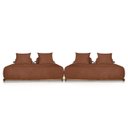 Ver imagem 1 de Kit 2 Sofás 2 Lugares Decoração Lazer Sala Ibiza 160cm Bouclé - Adj Decor