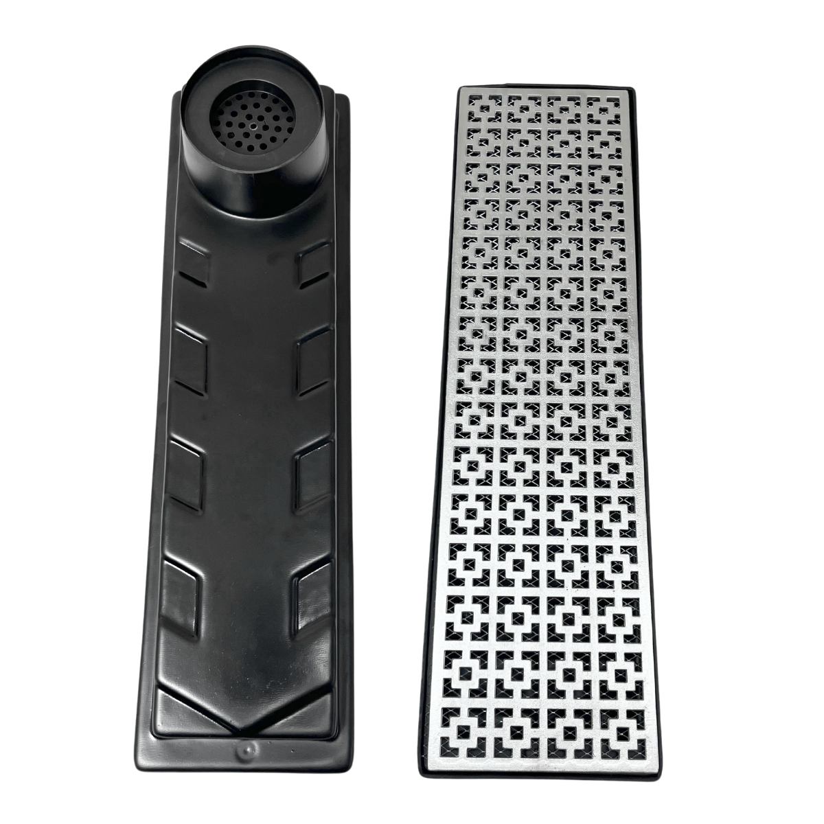Ralo Anti Cheiro 15x50 Alumínio Dubai Anti Escorpião com Saída no Canto de 4 Polegadas - 1