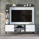 Ver imagem 1 de Rack com Painel para TV até 50 Polegadas Retrô 2 Portas Quiditá