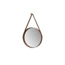 Ver imagem 1 de Espelho Decorativo Redondo 60 Cm com Alça Verona Castanho