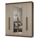 Ver imagem 3 de Guarda-Roupa Casal 6 Portas Batentes com Espelho Netuno Madesa