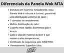 Ver mais imagens de Frigideira Antiaderente Wok 24cm 2,8l Cor Chocolate
