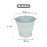 Balde Cônico Multiuso 4 Litros Aço Galvanizado - Gudim - 2