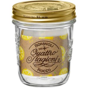 Bormioli Rocco Qstagioni Pote 11x9x9cm 320ml Vidro Transp Tampa Metal