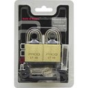 Ver imagem 2 de Kit 2 Cadeados Pado com Chaves Iguais 30mm