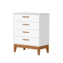 Ver imagem 2 de Cômoda Gaveteira para Quarto de Bebê Flip Branco/Fosco
