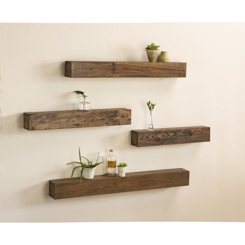 Ver imagem 6 de Prateleiras Decorativas Madeira + Suportes Invisíveis