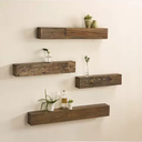 Ver imagem 2 de Prateleiras Decorativas Madeira + Suportes Invisíveis