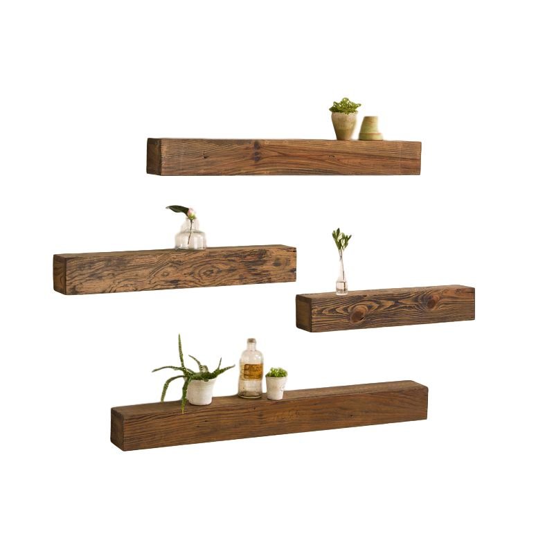 Ver imagem 5 de Prateleiras Decorativas Madeira + Suportes Invisíveis