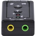 Ver imagem 3 de Adaptador Placa de Som Usb 7.1 Canais Virtual Ausb71