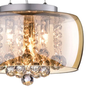 Ver imagem 3 de Pendente / Plafon Soho Cromado e Transparente e Ambar (d)28cm (a)13cm 3xg9 75w - Pd005am