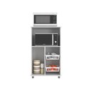 Ver imagem 3 de Balcão de Cozinha para Forno e Fruteira com 2 Cestos Branco