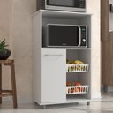 Ver imagem 2 de Balcão de Cozinha para Forno e Fruteira com 2 Cestos