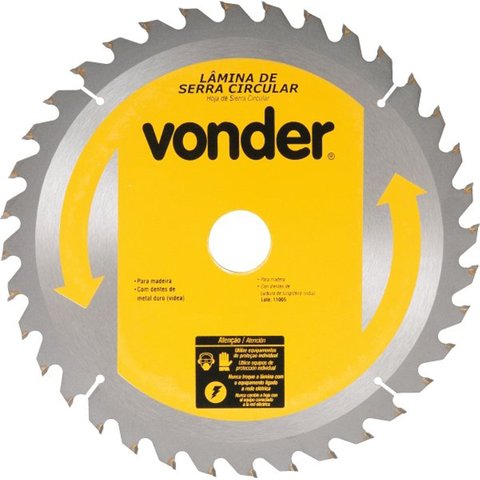 Disco de Serra 235x25x48z E/d para Madeira 46.50.235.480 Vonder 01 Unidade