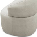 Ver imagem 4 de Sofá 2 Lugares Orgânico Sala de Estar Living 140cm Carmen F04 Bouclê Bege - Lyam Decor