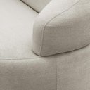 Ver imagem 3 de Sofá 2 Lugares Orgânico Sala de Estar Living 140cm Carmen F04 Bouclê Bege - Lyam Decor