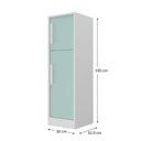 Ver imagem 5 de Geladeira Mini Refrigerador Brinquedo Infantil Duplex Casinha:menta