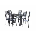 Ver imagem 2 de Conjunto de Cozinha Mesa Tampo em Granito Itália 6 Cadeiras 