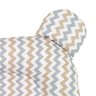 Travesseiro Bebê Anatômico Infantil Chevron Caqui - 2