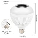 Ver imagem 4 de Lâmpada Caixa de Som Bluetooth Luz Led Rgb Controle Remoto