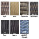 Ver imagem 3 de Cadeira Poltrona Varanda Junco Fibra Sintética Trama Pedra Ferro