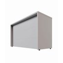 Ver imagem 2 de Balcão de Atendimento 90 cm Reto Recepção Baixo F5 Office Cor:Cinza