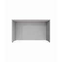 Ver imagem 6 de Balcão de Atendimento 90 cm Reto Recepção Baixo F5 Office Cor:Cinza