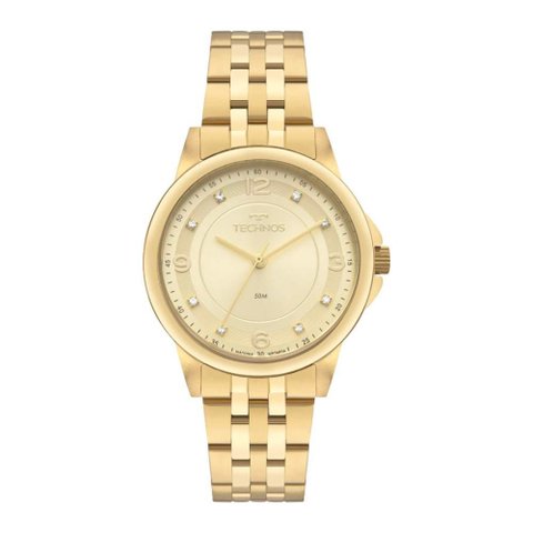 Relógio Technos Feminino Ref: 2035nfp/1x Elegance Dourado