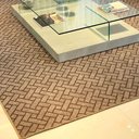 Ver imagem 4 de Tapete Carpete Elegante Trama 1,00 X 1,50 Titulos Cor Marrom