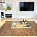 Ver imagem 3 de Tapete Carpete Elegante Trama 1,00 X 1,50 Titulos Cor Marrom