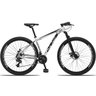 Bicicleta 29 Drais Color 24V Aro 29 Câmbios Shimano Freio a Disco MTB Aluminio - Laranja+Preto - 19 - 6