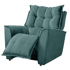 Poltrona da Mamãe para Sala Reclinavel Carinho Veludo