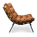 Ver imagem 3 de Kit Poltrona Costela com Puff para Sala Couríssimo Nozes