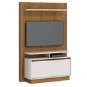 Ver imagem 4 de Estante Home Theater Fit 1.2 com Mesa de Centro Classic Freijó Off White - Imcal