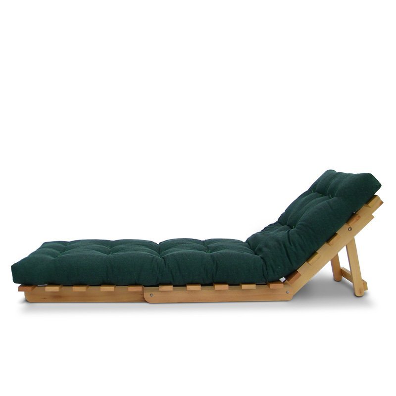 Sofá-cama Futon Slim S 01 Lugar Cor Verde FUTON BRASIL - 2