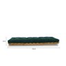 Sofá-cama Futon Slim S 01 Lugar Cor Verde FUTON BRASIL - 3