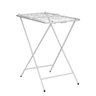 Varal Chão Retrátil Secador Roupas Dobrável 170 x 53cm 4 Pés Aço Reforçado – Branco – RPM - 2