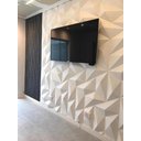 Ver imagem 7 de 12 Placas 3d Pvc Painel Trapézio Revestimento Parede 50x50cm Modelo:branco