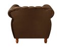 Ver imagem 3 de Poltrona Realeza Chesterfield Cadeira Vintage Decoração Retrô - Veludo Marrom