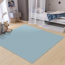 Ver imagem 1 de Tapete Infantil Antiderrapante 1,00x1,40 Egípcio - Azul