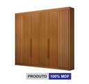 Ver imagem 4 de Guarda Roupa Casal Ripado 6 Portas Verona - Arbo Design