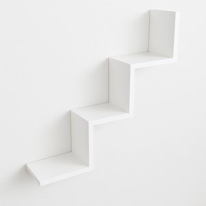 Prateleira Escada Branca