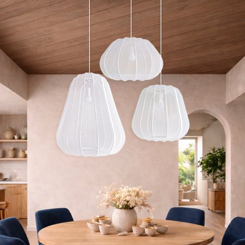 Conjunto Pendente Balloon Tecido Transparente Tec10, 11 e 12