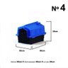 Casinha Cachorro Eco Colors Dog House Evo Grande N4 Azul - 2