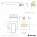Ver imagem 3 de Torneira Monocomando de Parede para Banheiro Bela Metais